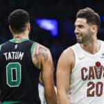 Cleveland Cavaliers v Boston Celtics - Emirates NBA Cup