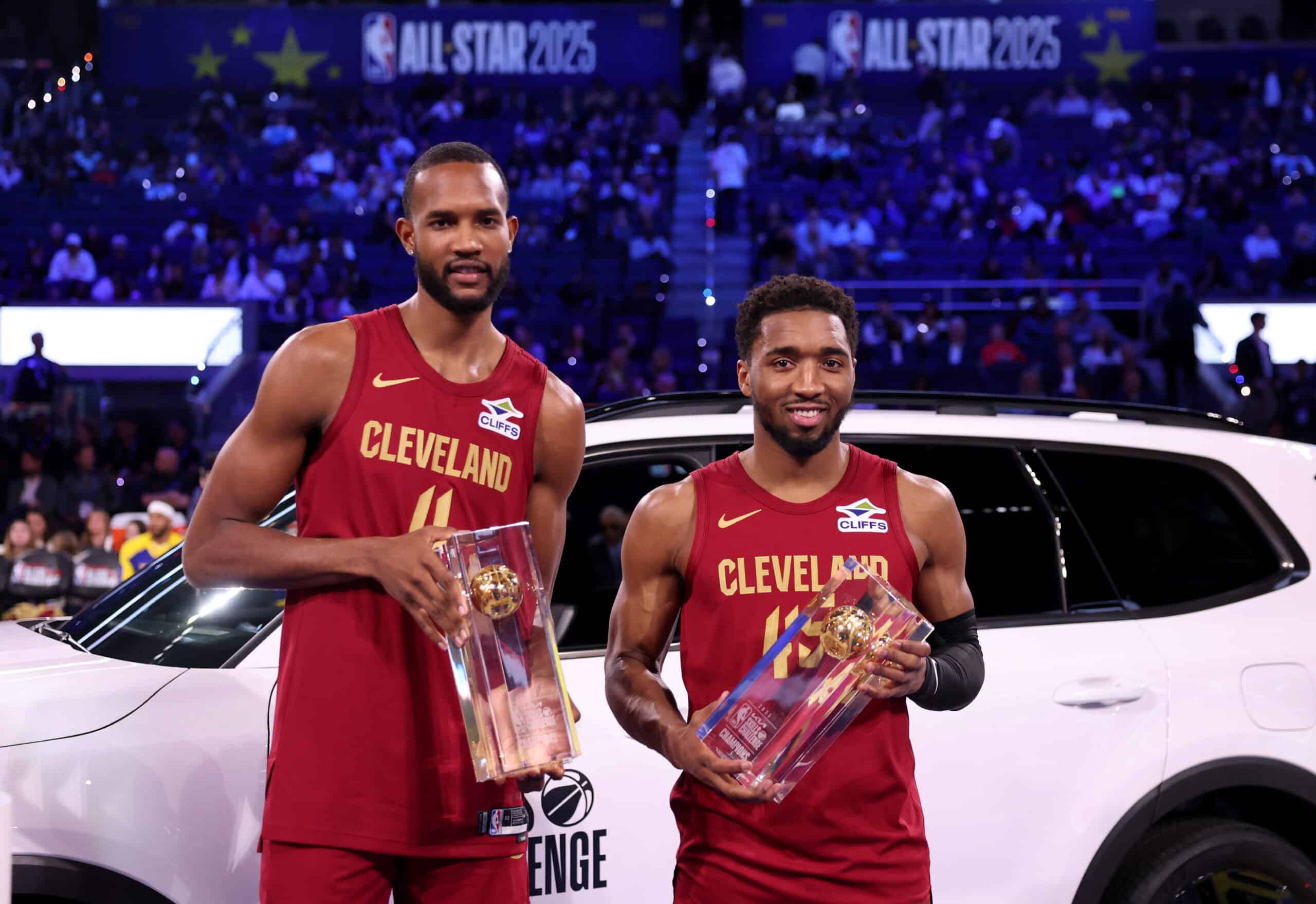 Evan Mobley, Donovan Mitchell Joined Elite Company With Skills Challenge Championship