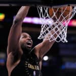 ORLANDO, FLORIDA - FEBRUARY 25: Tristan Thompson #13 of the Cleveland Cavaliers warms up prior to a game against the Orlando Magic at Kia Center on February 25, 2025 in Orlando, Florida.